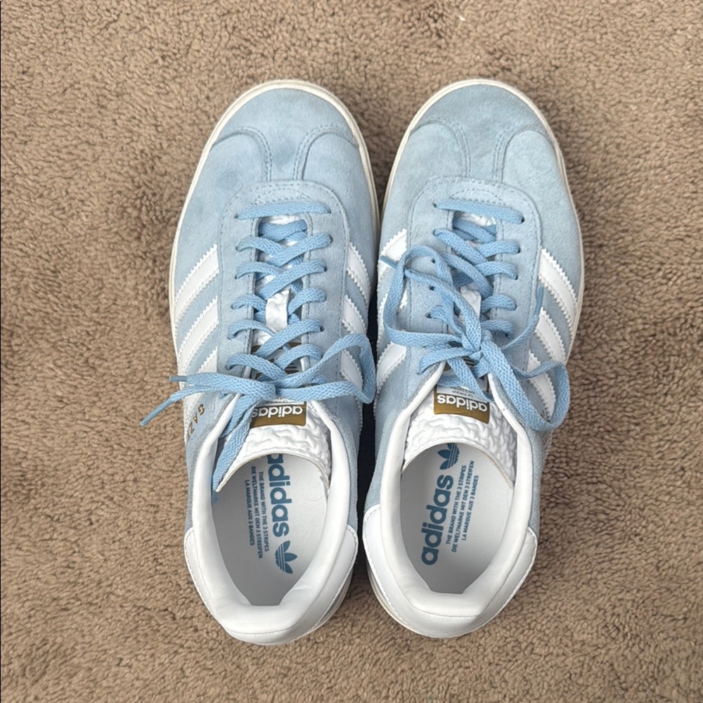 Adidas Blue Sneakers Classic Suede Design